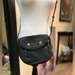 Marc Jacob’s Black Nylon/Leather Crossbody Bag